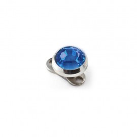 Microdermal - Disc Blue Sapphire