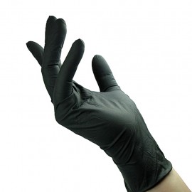 Unigloves - Black Pearl - Black nitrile gloves