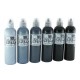 World Famous Ink - A. D. Pancho Pastel Grey set (6x 120 ml)